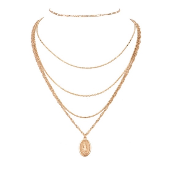 LAST - MARY Layered Necklace - Picture 2 of 2